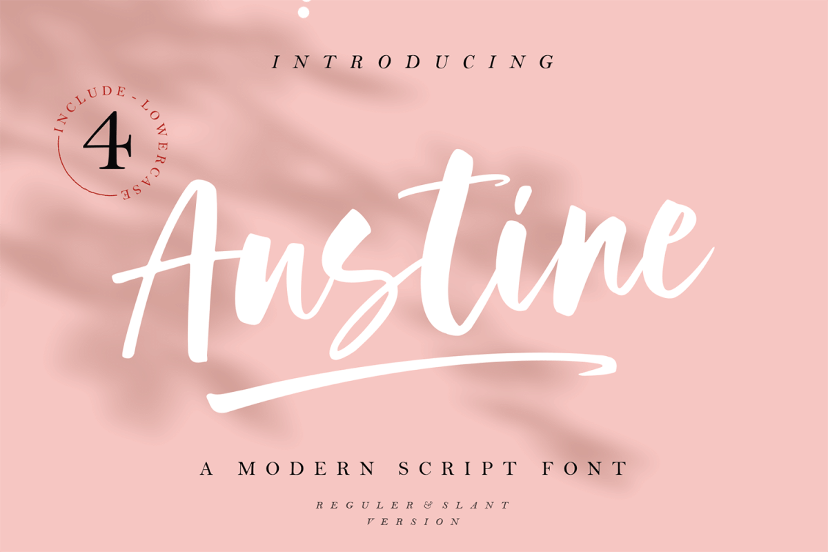 Austine – A Modern Script Font MS