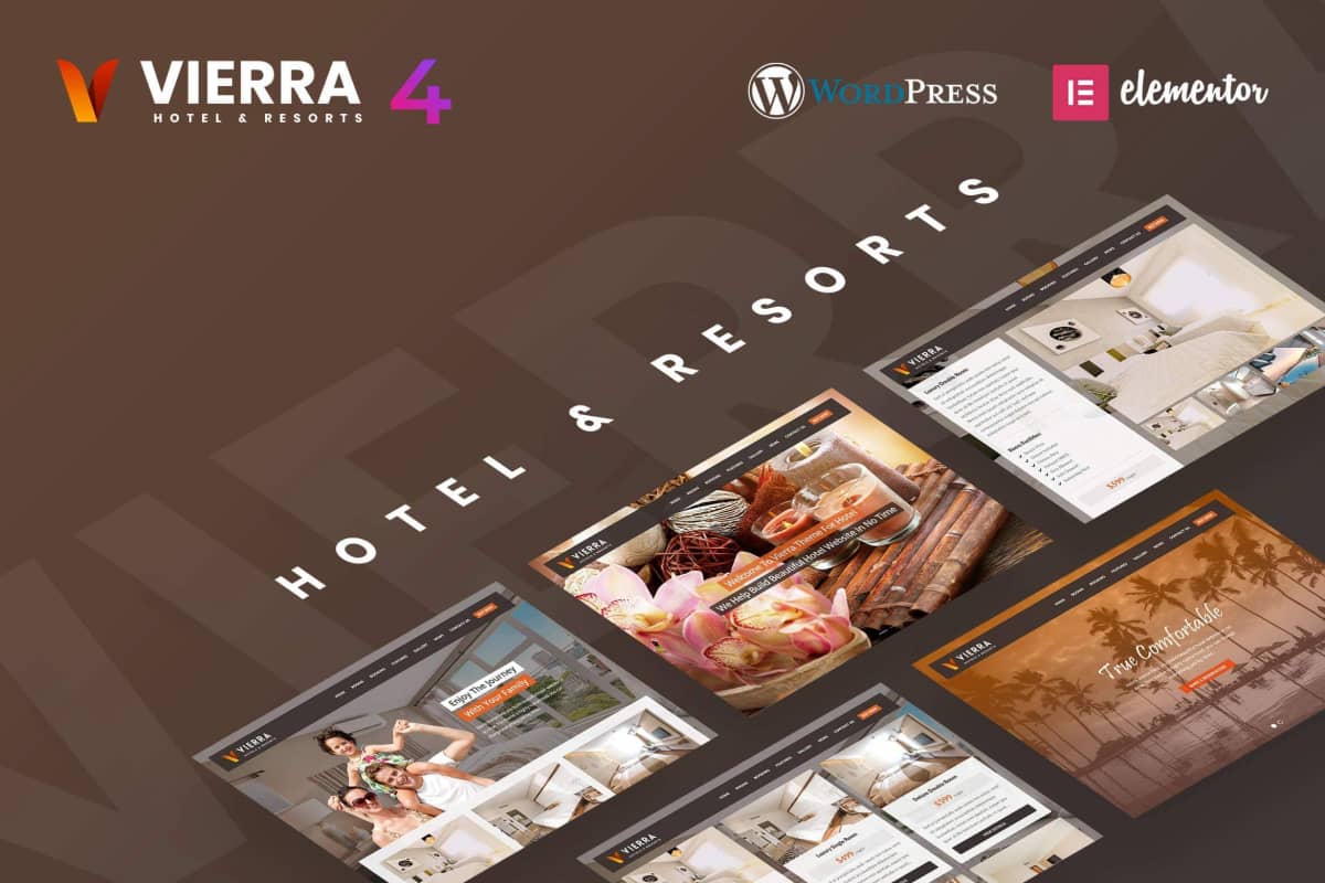 Vierra – 酒店预订 Elementor WP