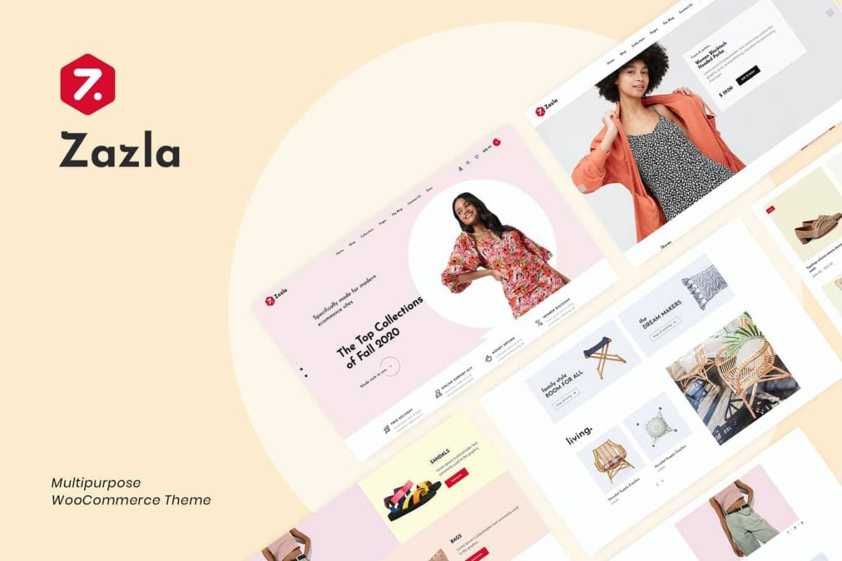 Zazla – 时尚极简 WooCommerce 主题